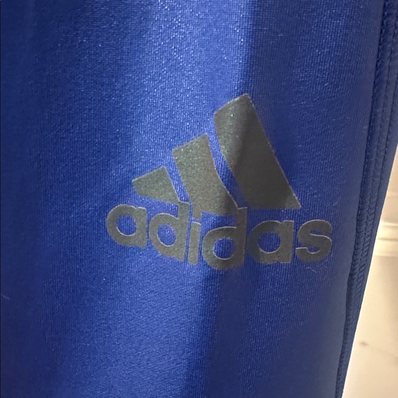 adidas Pants - Adidas Aeroready Shiny Blue Spandex Leggings